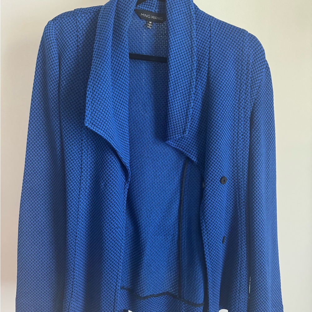 Blue Ming Wang Women's Jacket / Blue / Size M